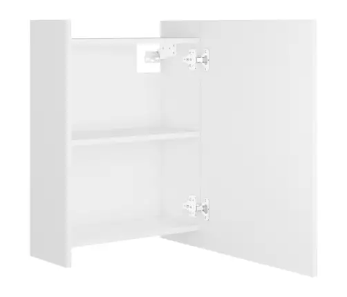 Vannasistabas Spoguļskapītis, Balts, 62,5X20,5X64 Cm Vidaxl