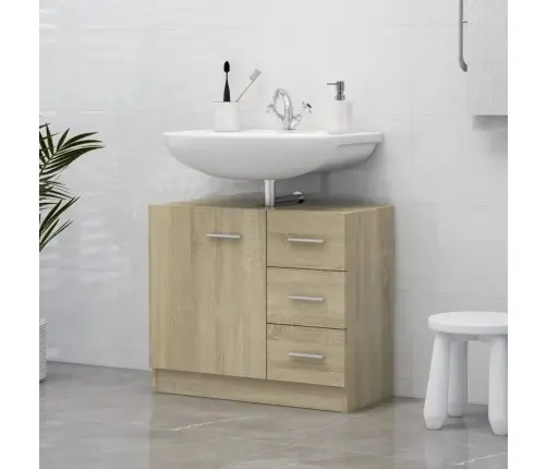 Valamukapp, Sonoma Tamm, 63 X 30 X 54 Cm Tehispuit Valamukapp, Sonoma Tamm, 63 X 30 X 54 Cm Tehispuit