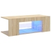 Tv Galdiņš Ar Led Lampiņām, 90X39X30 Cm, Ozolkoka Vidaxl