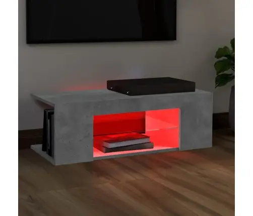 Telerialus Led-Tuledega, Betoonhall, 90 X 39 X 30 Cm