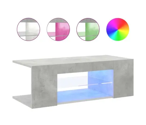 Telerialus Led-Tuledega, Betoonhall, 90 X 39 X 30 Cm