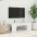 Tv Spintelė Su Led Apšvietimu, Blizgi Balta, 90X39X30Cm
