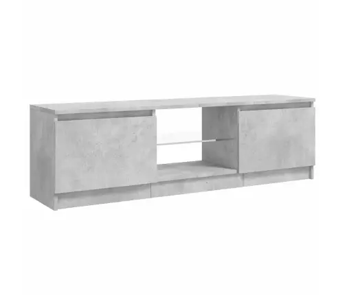 Tv Skapītis Ar Led Lampiņām, 120X30X36 Cm, Betona Pelēks Vidaxl