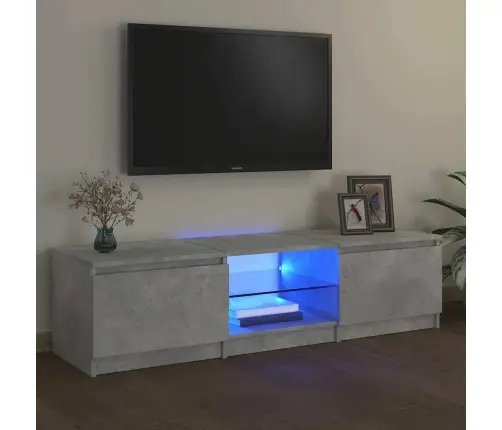 Telerialus Led-Tuledega, Betoonhall, 140 X 40 X 36 Cm