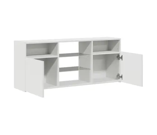 Telerialus Led-Tuledega, Valge, 120X30X50 Cm