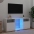 Tv Galdiņš Ar Led Lampiņām, Balts, 120X30X50 Cm Vidaxl