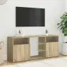 Televizoriaus Spintelė Su Led Apšvietimu, Ąžuolo, 120X30X50Cm