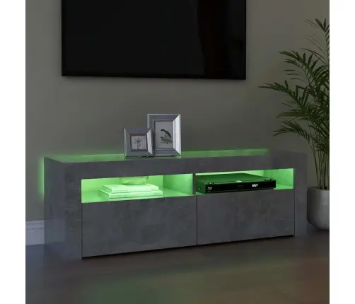 Telerialus Led-Tuledega, Betoonhall, 120 X 35 X 40 Cm