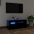 Tv Galdiņš Ar Led Lampiņām, 90X35X40 Cm, Melns Vidaxl