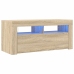 Telerialus Led-Tuledega, Sonoma Tamm, 90 X 35 X 40 Cm