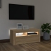 Telerialus Led-Tuledega, Sonoma Tamm, 90 X 35 X 40 Cm