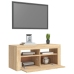 Telerialus Led-Tuledega, Sonoma Tamm, 90 X 35 X 40 Cm