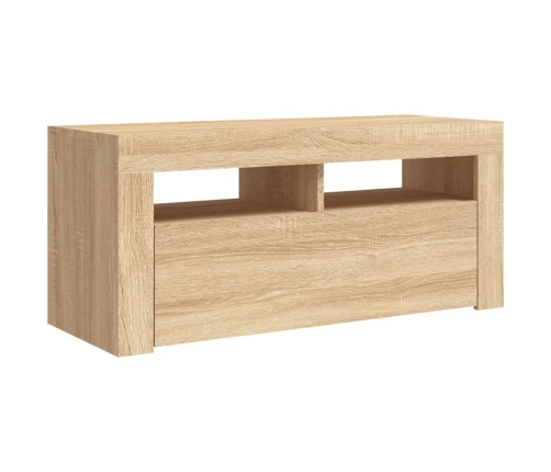 Telerialus Led-Tuledega, Sonoma Tamm, 90 X 35 X 40 Cm