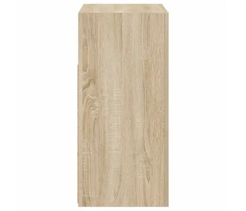 Kumode Ar Led Lampiņām, Ozolkoka Krāsa, 80X35X75 Cm Vidaxl