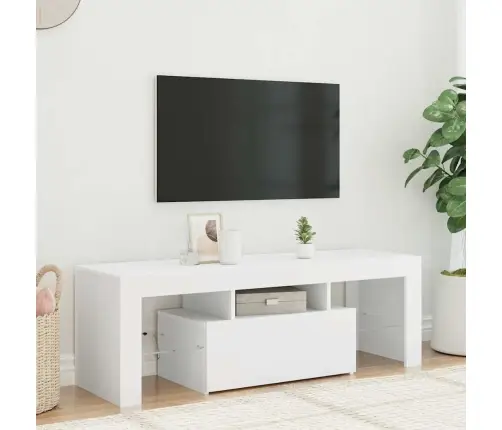 Telerialus Led-Tuledega, Valge, 120 X 35 X 40 Cm