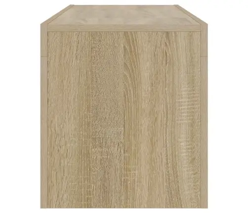 Tv Galdiņš Ar Led Lampiņām, 120X35X40 Cm, Ozolkoka Krāsā Vidaxl