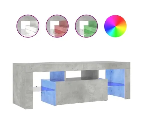 Telerialus Led-Tuledega, Betoonhall, 120 X 35 X 40 Cm Telerialus Led-Tuledega, Betoonhall, 120 X 35 X 40 Cm