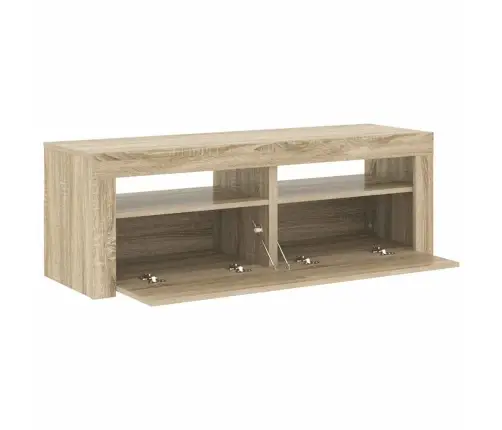 Tv Spintelė Su Led, Sonoma Ąžuolo, 120X35X40 Cm Tv Spintelė Su Led, Sonoma Ąžuolo, 120X35X40 Cm