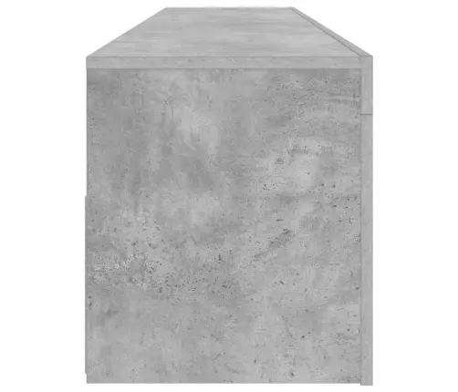 Tv Galdiņš Ar Led Lampiņām, 120X35X40 Cm, Betona Pelēks Vidaxl