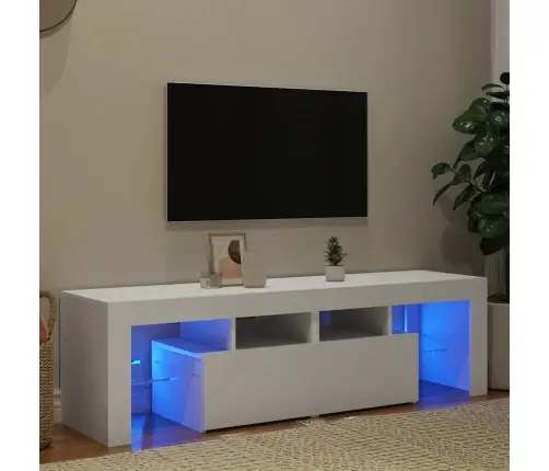 Tv Galdiņš Ar Led Lampiņām, 140X36,5X40 Cm, Balts Vidaxl Tv Galdiņš Ar Led Lampiņām, 140X36,5X40 Cm, Balts Vidaxl