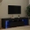 Tv Galdiņš Ar Led Lampiņām, 140X36,5X40 Cm, Melns Vidaxl