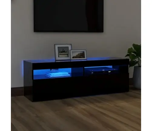 Telerialus Led-Tuledega, Must, 120 X 35 X 40 Cm