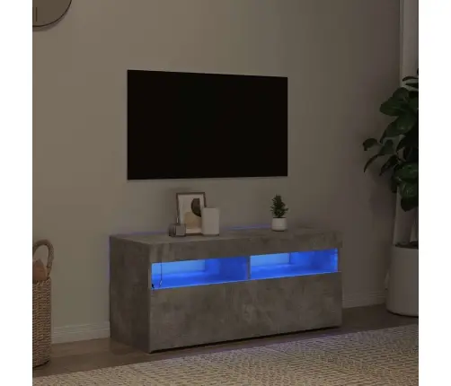 Telerialus Led-Tuledega, Betoonhall, 90 X 35 X 40 Cm