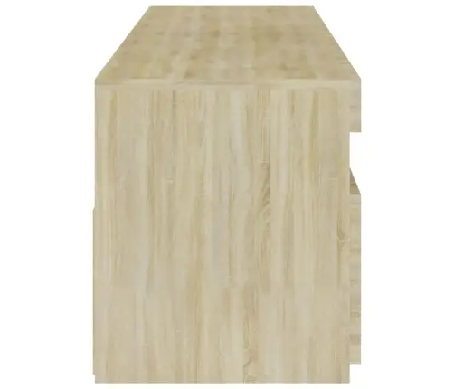 Televizoriaus Spintelės Su Led, 2Vnt., Ąžuolo, 75X35X40Cm