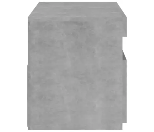 Tv Skapītis Ar Led Lampiņām, Betona Pelēks, 75X35X40 Cm Vidaxl
