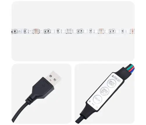 Telerialused Led-Tuledega, 2 Tk, Hall, 60 X 35 X 40 Cm