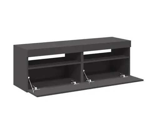 Telerialused Led-Tuledega, 2 Tk, Hall, 60 X 35 X 40 Cm