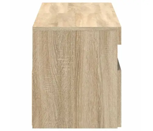 Tv Spintelės Su Led Apšvietimu, 2Vnt., Ąžuolo, 60X35X40Cm