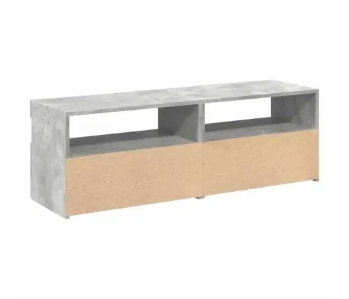 Tv Galdiņi Ar Led Lampiņām, 2 Gab., 60X35X40 Cm, Betona Pelēki Vidaxl
