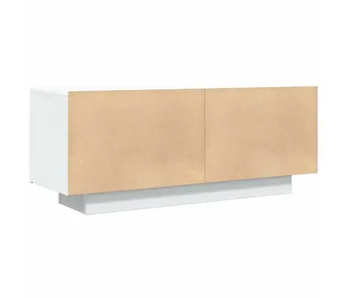 Televizoriaus Spintelė, Baltos Spalvos, 100X35X40cm Mediena