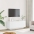 Tv Skapītis, Balts, 100X35X40 Cm, Inženierijas Koks Vidaxl