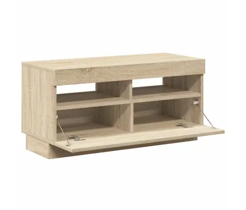 Tv Skapītis Ar Led Lampiņām, 80X35X40 Cm, Ozolkoka Krāsā Vidaxl Tv Skapītis Ar Led Lampiņām, 80X35X40 Cm, Ozolkoka Krāsā Vidaxl