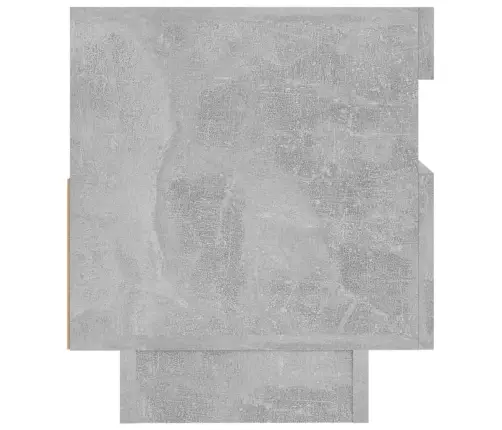 Tv Skapītis Ar Led Lampiņām, 80X35X40 Cm, Betona Pelēks Vidaxl