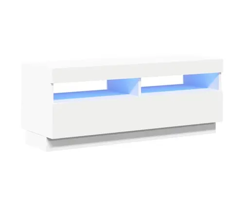 Tv Skapītis Ar Led Lampiņām, 100X35X40 Cm, Balts Vidaxl Tv Skapītis Ar Led Lampiņām, 100X35X40 Cm, Balts Vidaxl