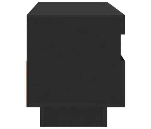 Tv Galdiņš Ar Led Lampiņām, Melns, 100X35X40 Cm Vidaxl