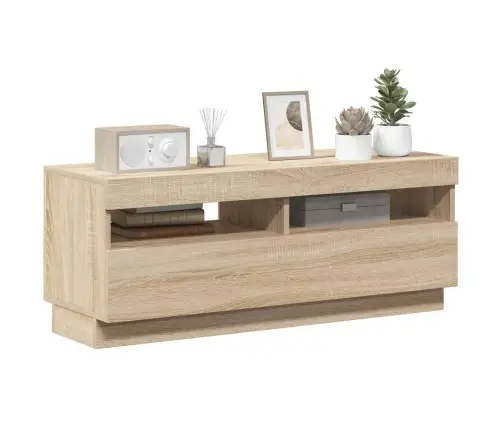 Televizoriaus Spintelė Su Led Apšvietimu, Ąžuolo, 100X35X40Cm Televizoriaus Spintelė Su Led Apšvietimu, Ąžuolo, 100X35X40Cm