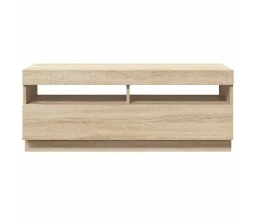 Televizoriaus Spintelė Su Led Apšvietimu, Ąžuolo, 100X35X40Cm Televizoriaus Spintelė Su Led Apšvietimu, Ąžuolo, 100X35X40Cm