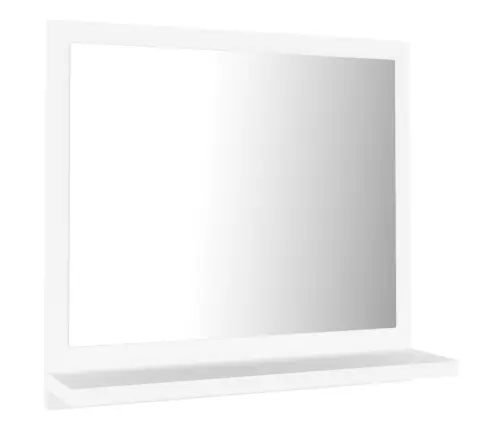 Vannasistabas Spogulis, Balts, 40X10,5X37 Cm, Inženierijas Koks Vidaxl