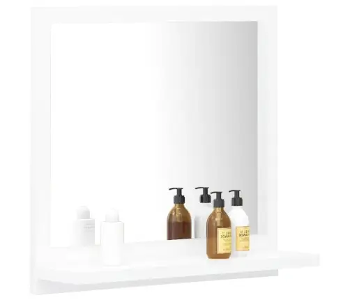 Vannasistabas Spogulis, Balts, 40X10,5X37 Cm, Inženierijas Koks Vidaxl