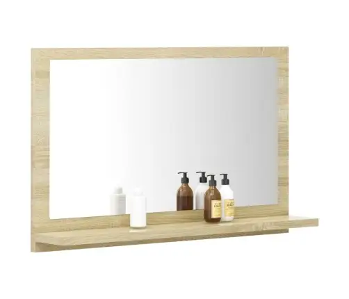 Vannasistabas Spogulis, Ozolkoka Krāsā, 60X10,5X37 Cm Vidaxl