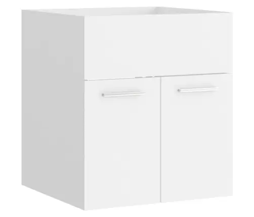 Valamukapp, Valge, 41 X 38,5 X 46 cm Tehispuit