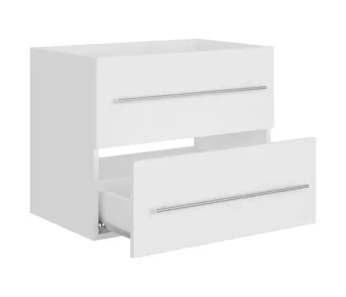 Valamukapp, Valge, 60X38,5X48 cm Tehispuit