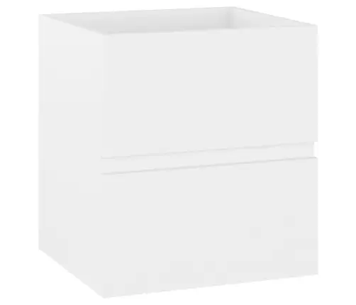 Izlietnes Skapītis, Balts, 41X38,5X45 Cm, Inženierijas Koks Vidaxl