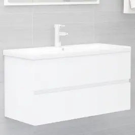 Valamukapp, Valge, 90 X 38,5 X 45 cm Tehispuit