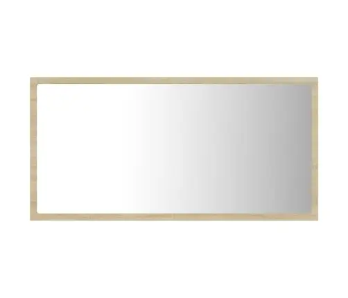 Vannasistabas Spogulis, Led, Ozolkoka Krāsā, 80X8,5X37, Akrils Vidaxl