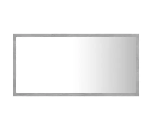 Led Vannitoa Peeglikapp, Betoonhall, 80X8,5X37 cm Akrüül